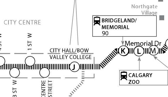 Ride the Blue Line heading east